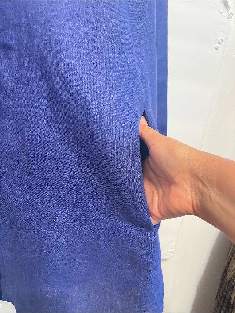 Eileen Fisher Deep Blue Tunic Top
oversize - Picture 5 of 8